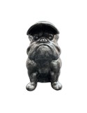 Chien GF Patiné Argent - 04.710 - H : 90 cm