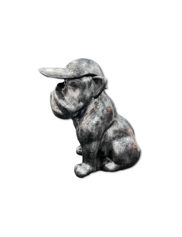 Chien GF Patiné Argent - 04.710 - H : 90 cm 2