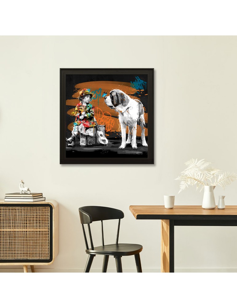 La petite fille, le chien et le papillon – Romaric