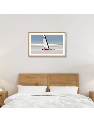 Char à voile rose - Collection GF Cohen 2