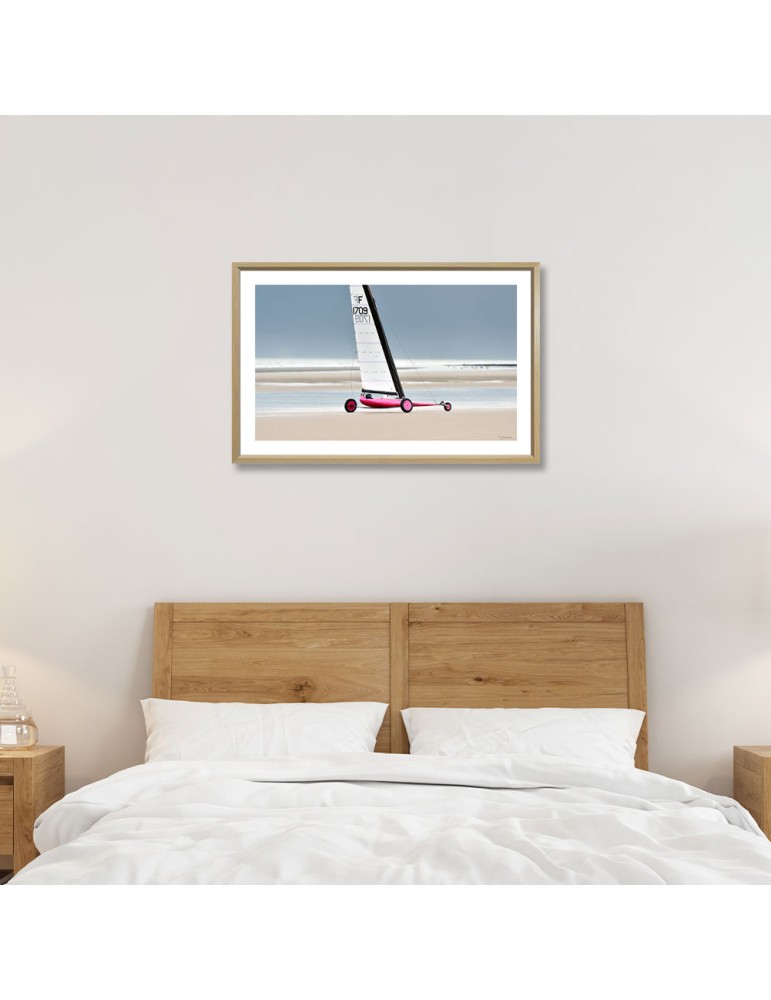 Char à voile rose - Collection GF Cohen