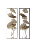 Set de deux sculptures métal – 06.431 – 31x90 cm / 31x90 cm