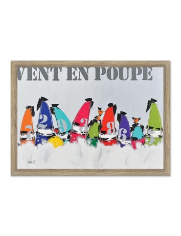 Image encadrée – Alison C. - Vent en poupe