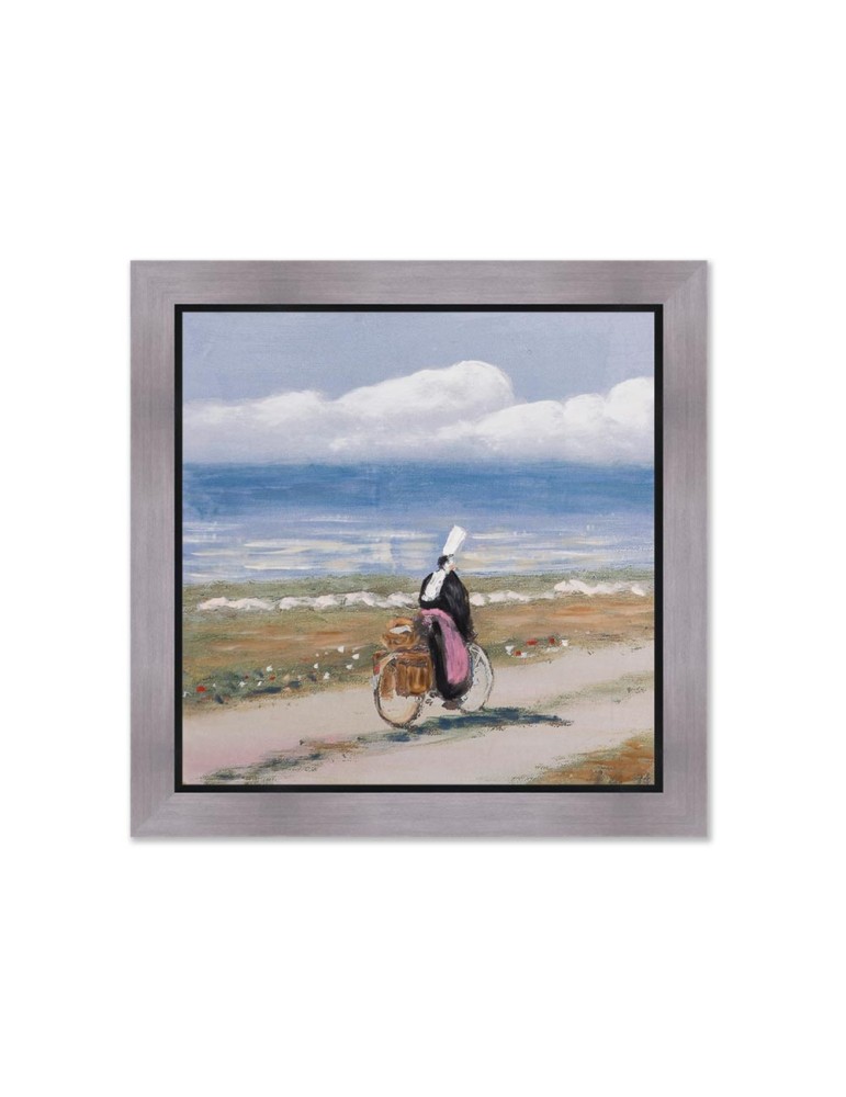 Peinture sur bois - 16.201 - 50x50 cm