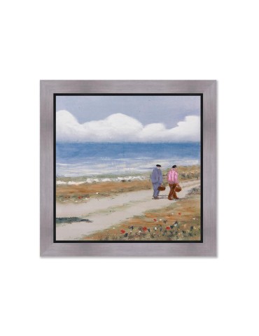 Peinture sur bois - 16.202 - 50x50 cm