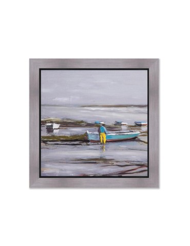 Peinture sur bois - 16.204 - 50x50 cm