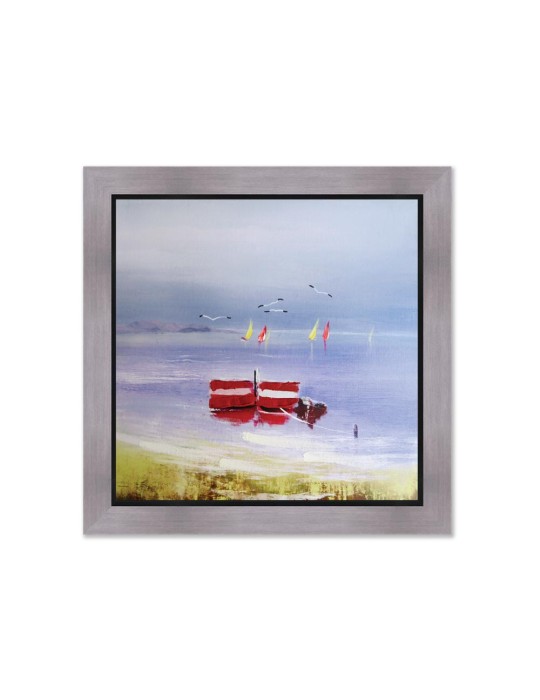 Peinture sur bois - 16.288 - 50x50 cm