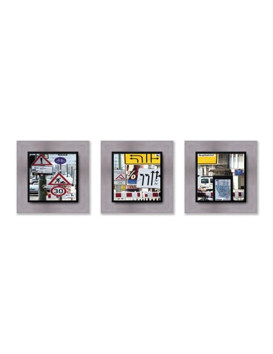 Photographie d'art - Set de 3 encadrements 20x20 cm