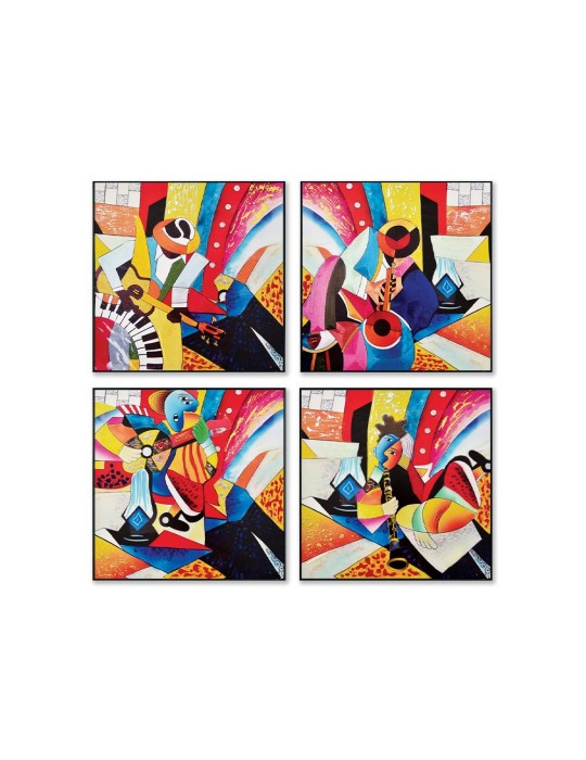 Set de 4 Toiles encadrées - 03.3219D