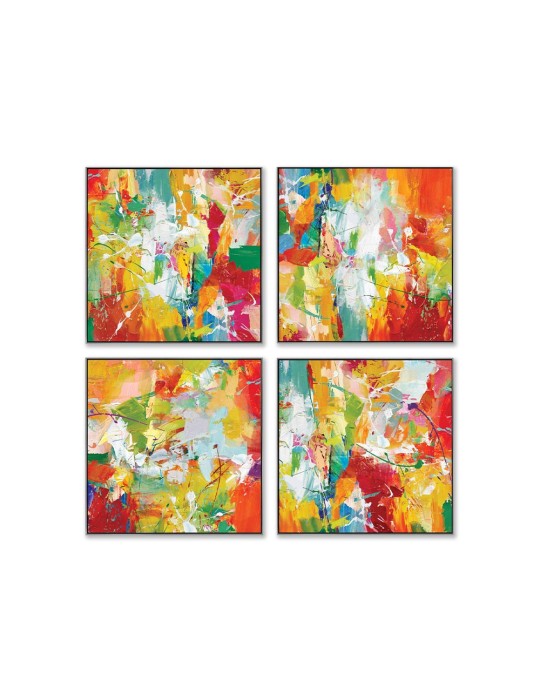 Set de 4 Toiles encadrées - 03.3248D