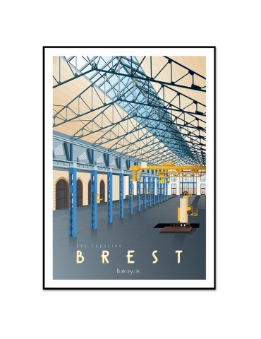 Image encadrée - Hortense - Brest