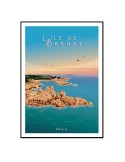 Image encadrée - Hortense - Île de Bréhat