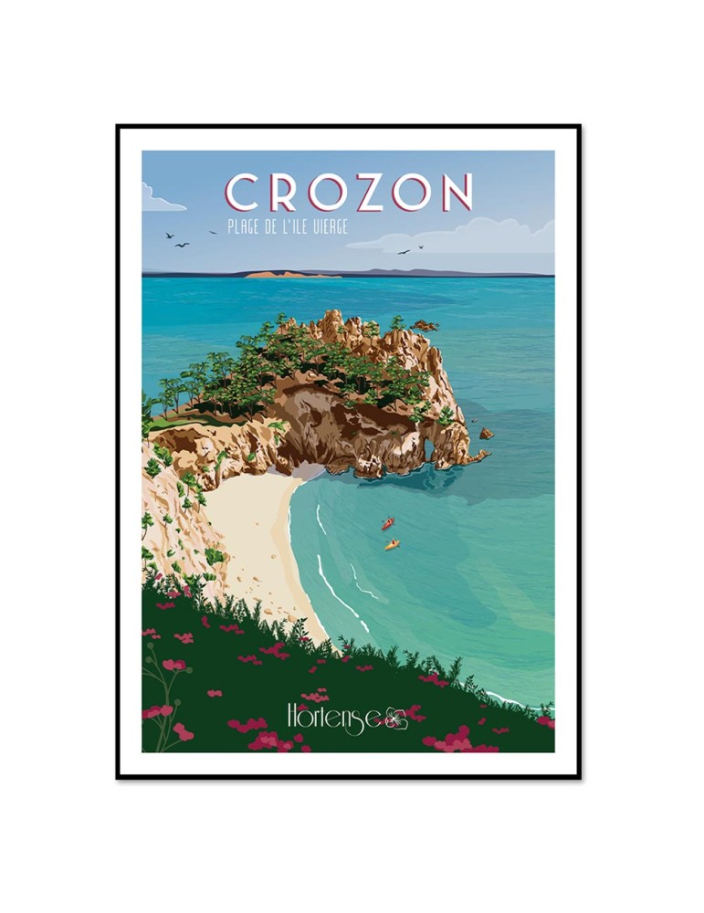 Image encadrée - Hortense - Crozon/Île Vierge