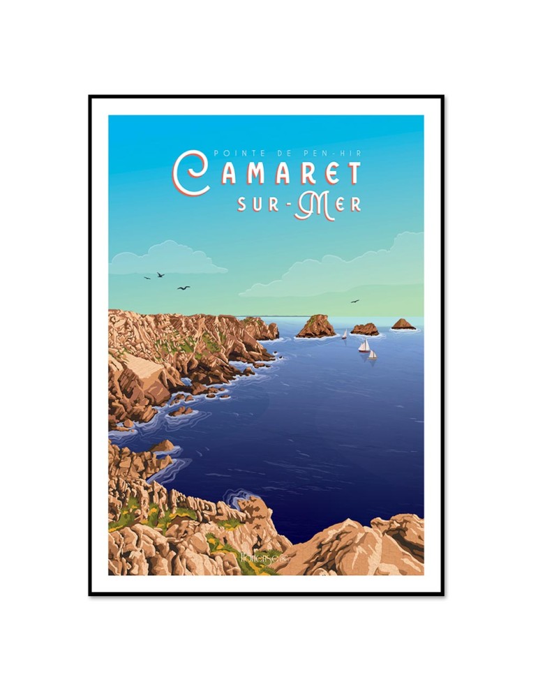 Image encadrée - Hortense - Camaret