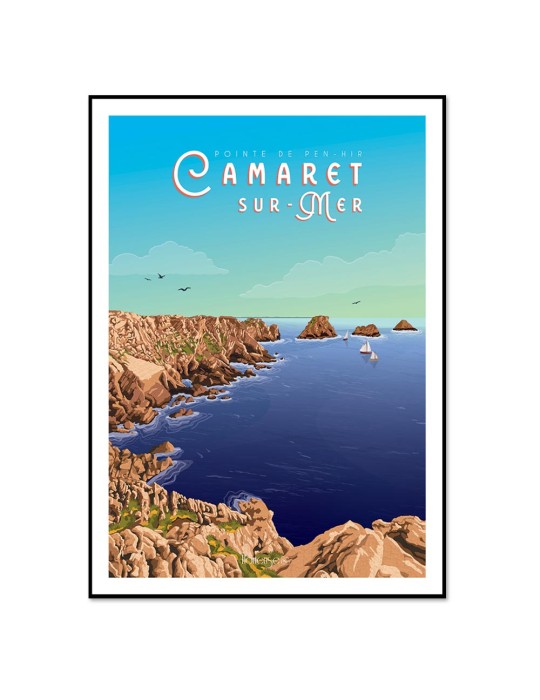 Image encadrée - Hortense - Camaret