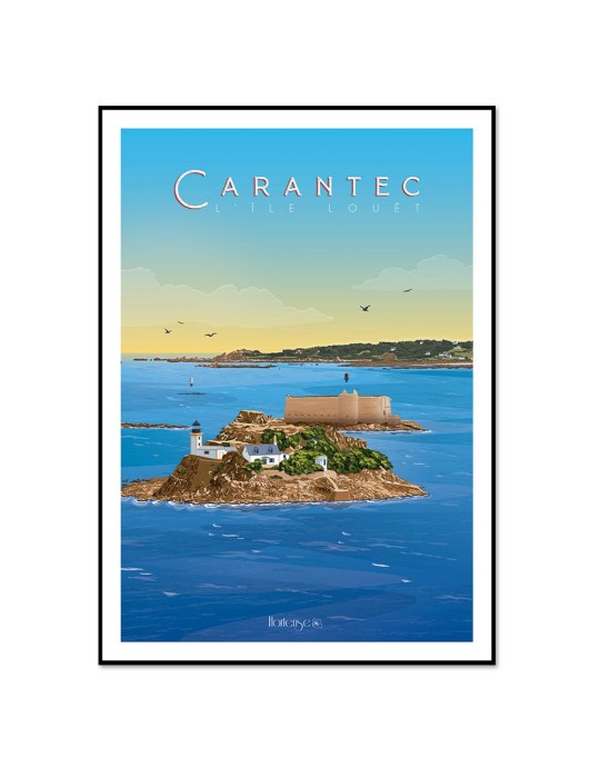 Image encadrée - Hortense - Carantec