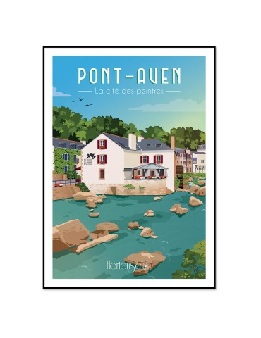 Image encadrée - Hortense - Pont-Aven