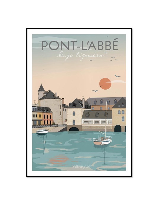 Image encadrée - Hortense - Pont-L'Abbé