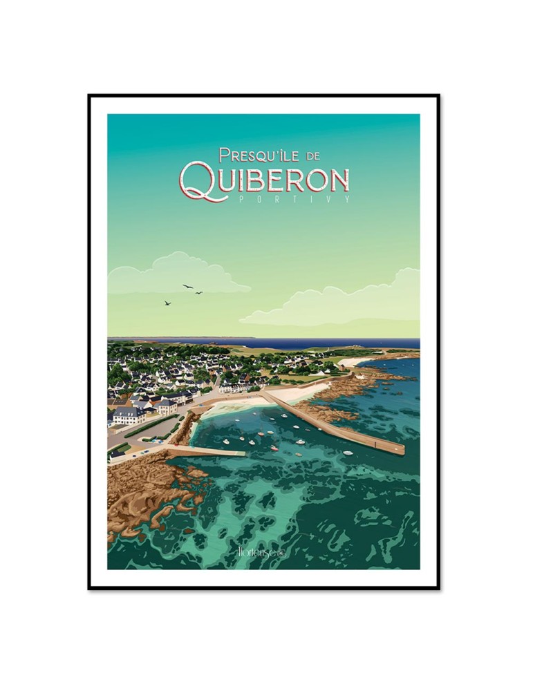 Image encadrée - Hortense - Quiberon