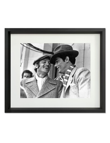 JP.Belmondo et A.Delon – Prestige – image encadrée