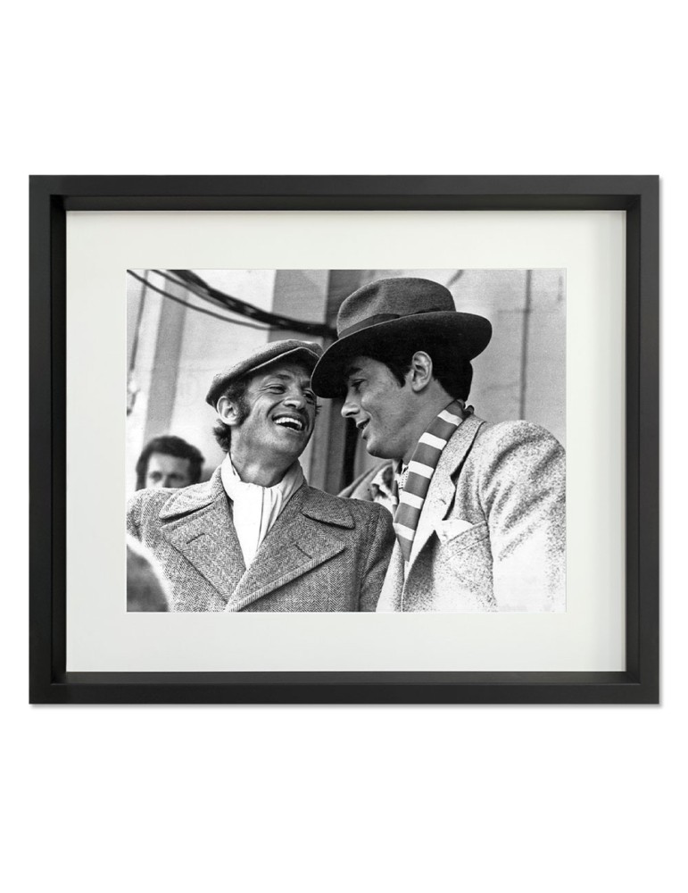 JP.Belmondo et A.Delon – Prestige – image encadrée