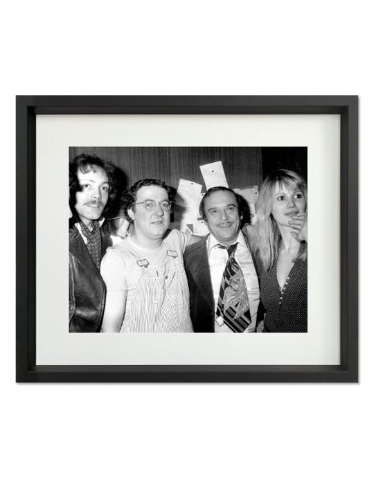 P.Dewaere, Coluche, JM.Thibault & Miou-Miou – Prestige – image encadrée