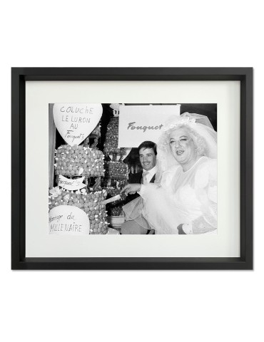 T.Le Luron & Coluche – Prestige – image encadrée