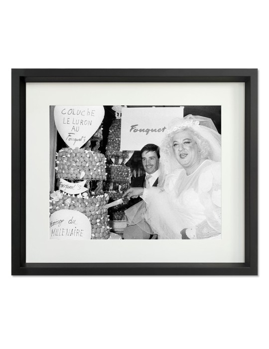 T.Le Luron & Coluche – Prestige – image encadrée