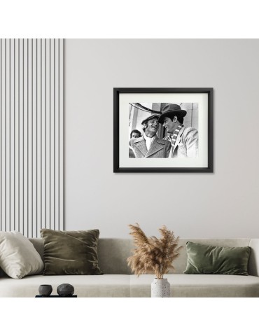 JP.Belmondo et A.Delon – Prestige – image encadrée 2