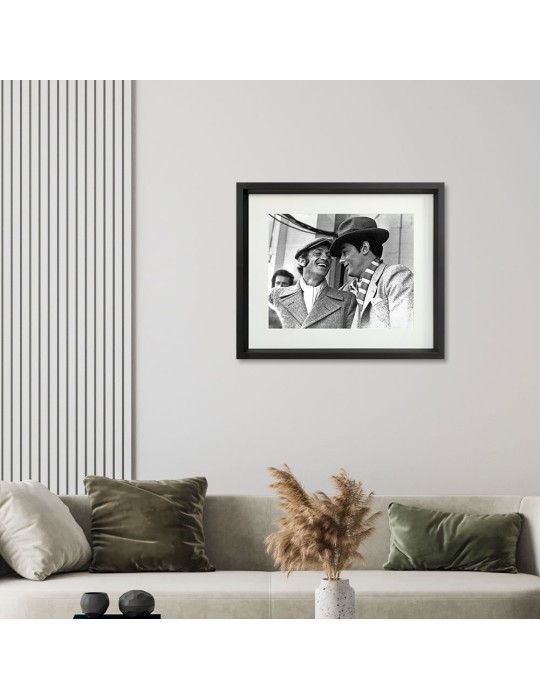 JP.Belmondo et A.Delon – Prestige – image encadrée