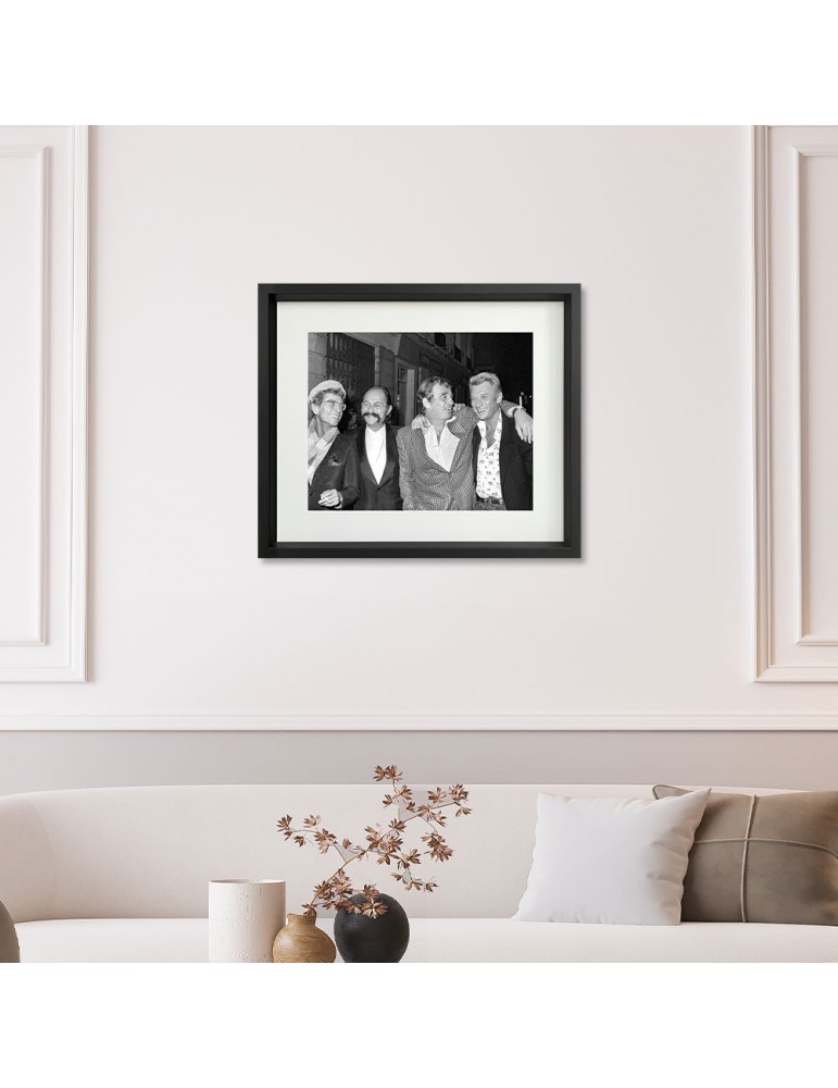 D.Cowl, A.Minski, JP.Belmondo & J.Hallyday– Prestige – image encadrée