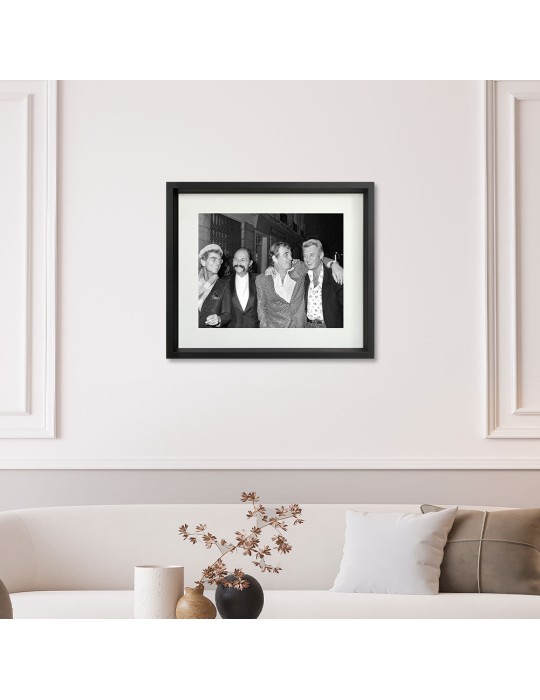 D.Cowl, A.Minski, JP.Belmondo & J.Hallyday– Prestige – image encadrée