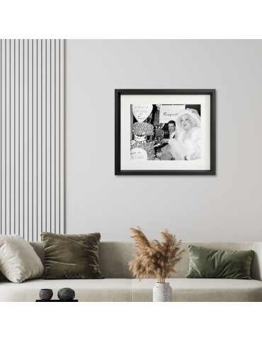 T.Le Luron & Coluche – Prestige – image encadrée 2