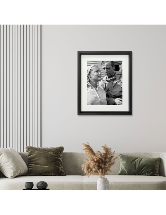 Y.Montand & R.Schneider – Prestige – image encadrée