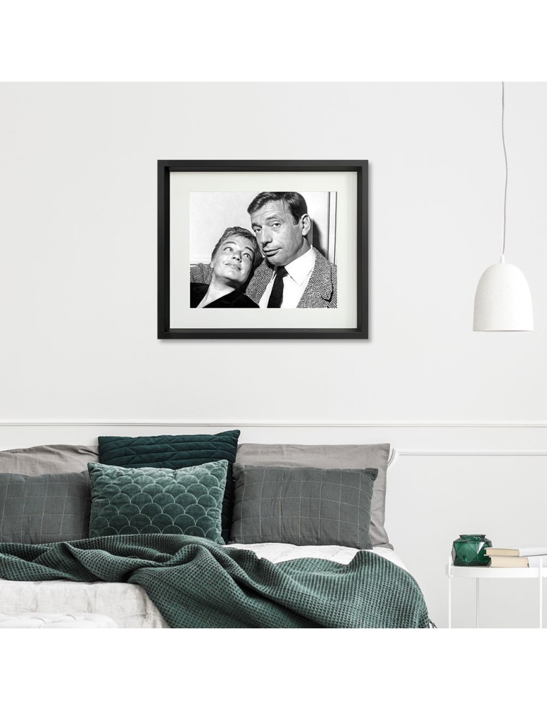 S.Signoret & Y.Montand – Prestige – image encadrée