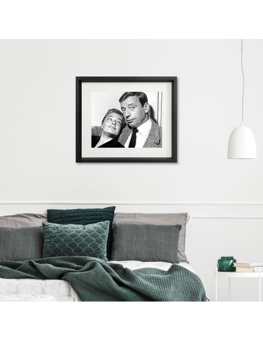 S.Signoret & Y.Montand – Prestige – image encadrée