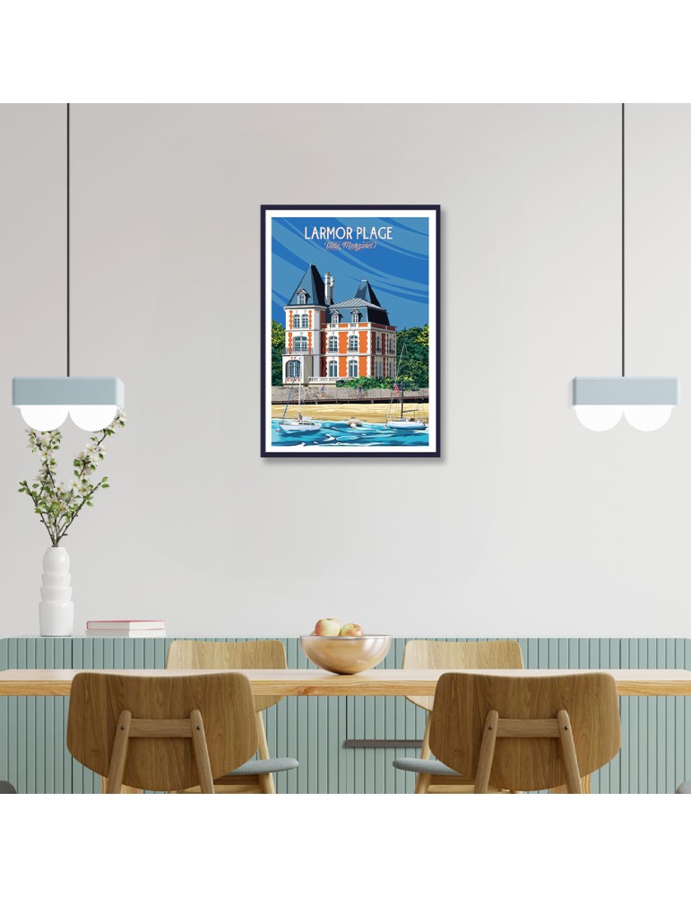 Larmor Plage – Poster affiche – image encadrée