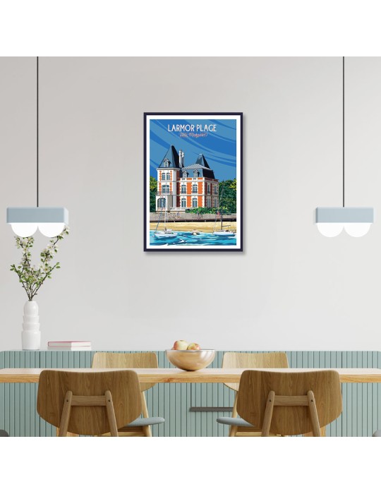 Larmor Plage – Poster affiche – image encadrée