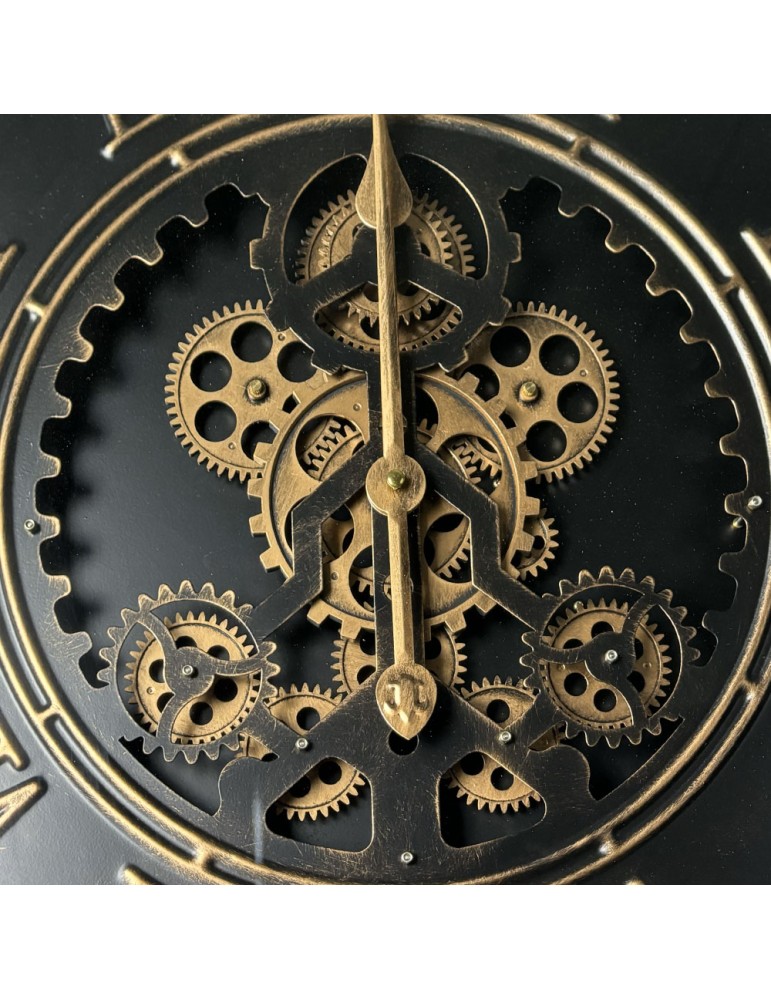 Horloge à engrenages avec verre – 08.058 – Ø 90 cm