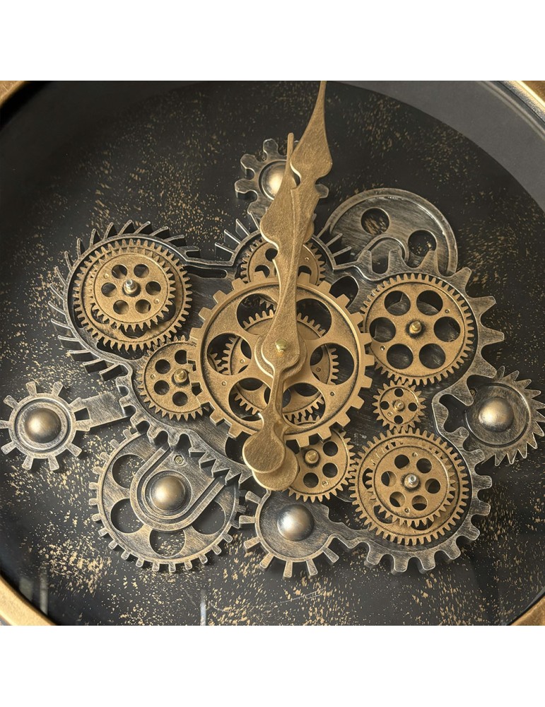 Horloge à engrenages avec verre – 08.061 – Ø 70 cm
