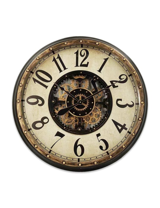 Horloge à engrenages avec verre – 08.086 – Ø 83 cm
