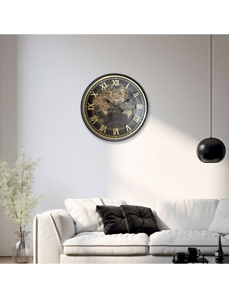Horloge à engrenages avec verre – 08.081 – Ø 65 cm