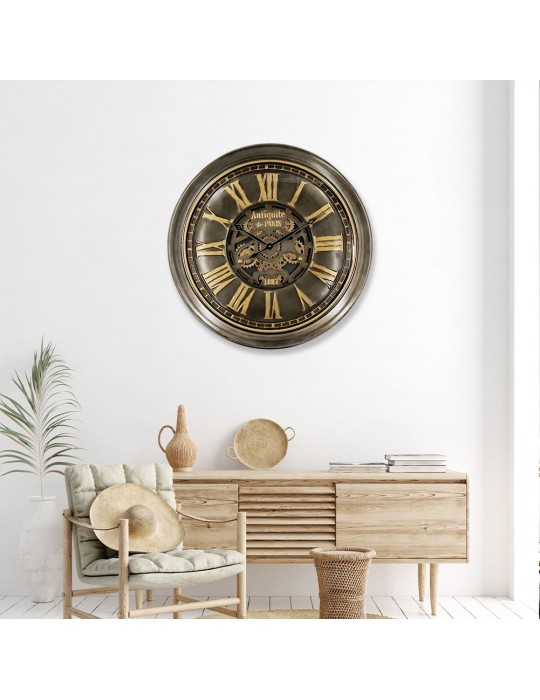 Horloge à engrenages avec verre – 08.084 – Ø 100 cm