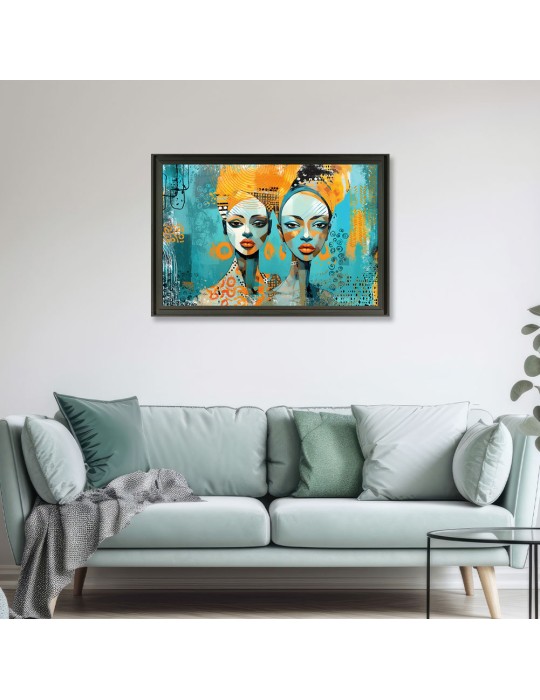 2 égyptiennes turquoises – Romaric