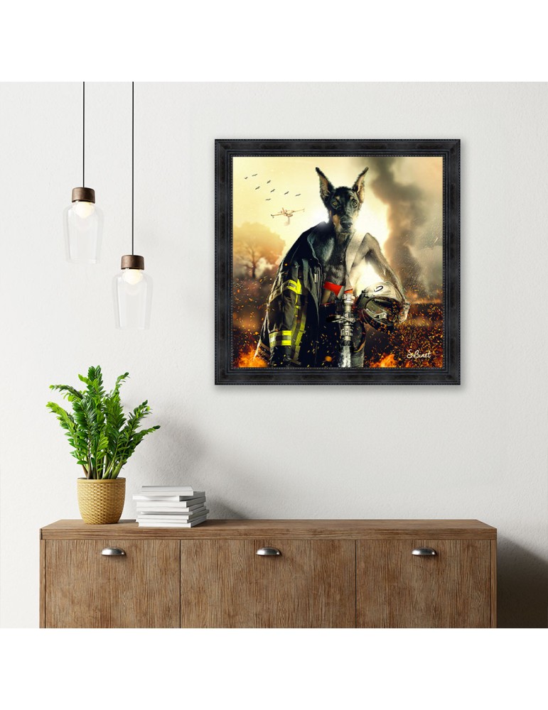 Pompier Dobermann – Sylvain Binet