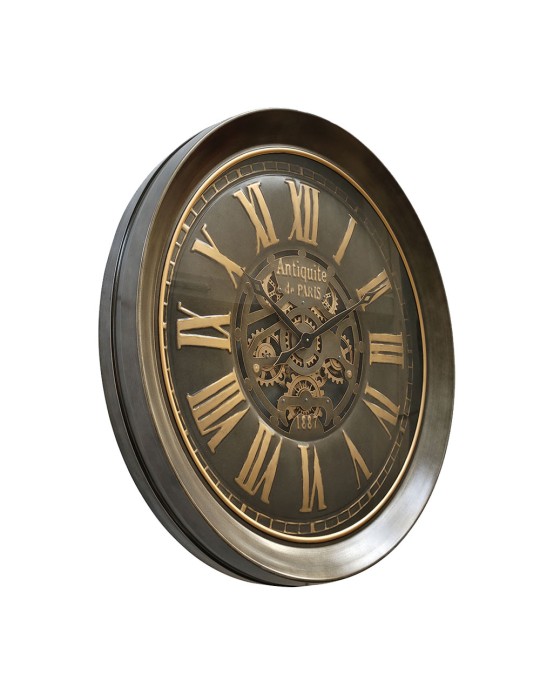 Horloge à engrenages avec verre – 08.084 – Ø 100 cm