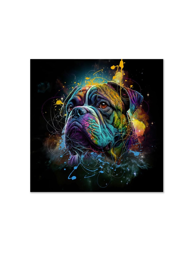 Impression sur verre – Bulldog Color
