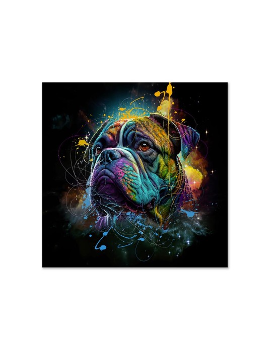 Impression sur verre – Bulldog Color