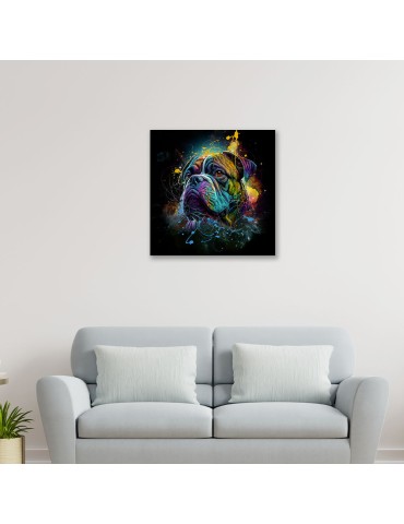 Impression sur verre – Bulldog Color 2