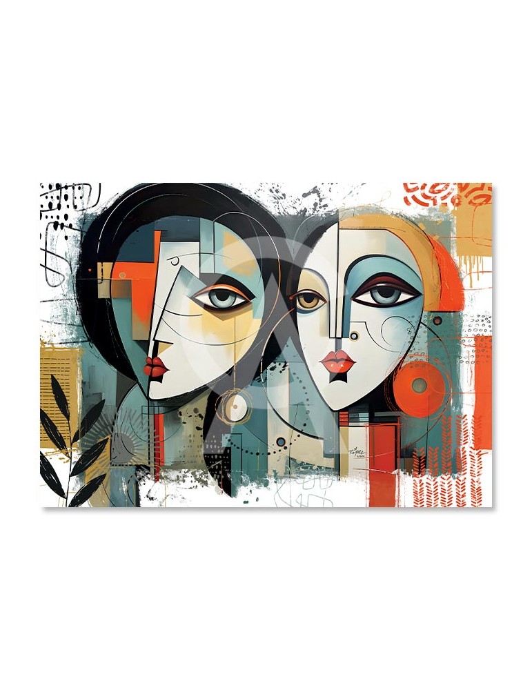 Couple Cubisme Design – Romaric